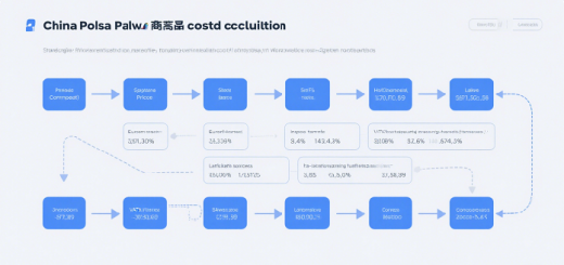 A step-by-step flowchart showing how to calculate landed cost from China to Poland, including EU duties, VAT, and last-mile expenses.