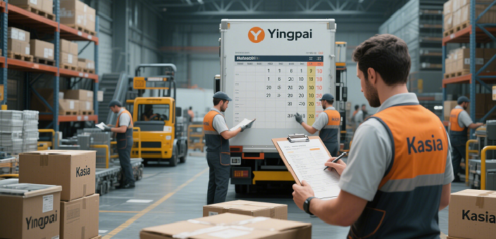 A timeline showing how Yingpai’s Madrid hub re-routed and delivered Kasia’s stranded toy shipment from Rotterdam to Polish customers in just 48 hours.