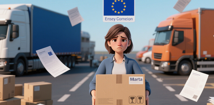 Marta’s 11-hour journey from label rejection to on-time delivery, highlighting critical EU compliance steps and time-saving measures.