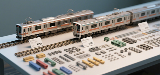 Model railway parts imported from Shenzhen