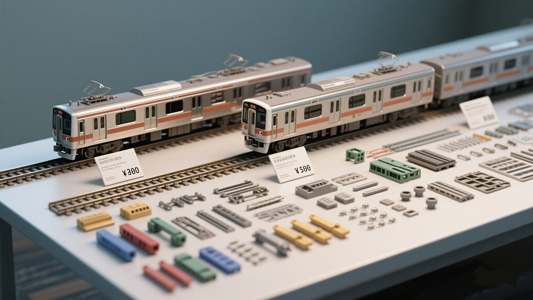 Model railway parts imported from Shenzhen