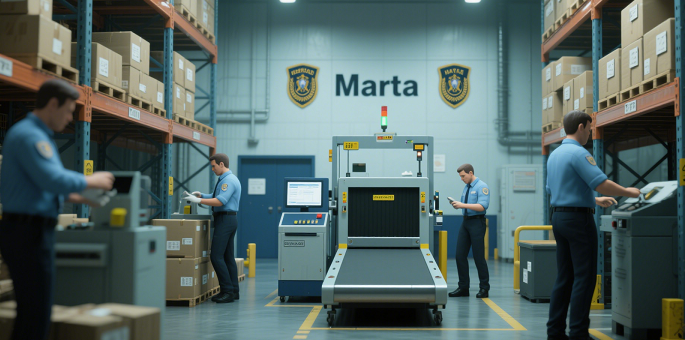 Marta’s 12-hour rescue mission from customs hold to warehouse delivery, with key steps and time stamps.